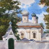 Sretensky monastery, 2002
31x49.5 cm; ������� �� ���������