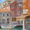 Small street Bresadjio in Murano, 2008