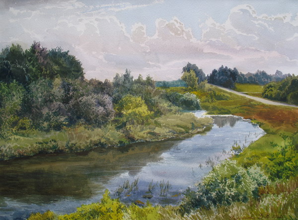 Victoria Kiryanova. River Vorya, 2008