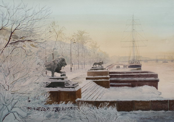 Victoria Kiryanova. St.Petersburg. Frosty morning, 2012