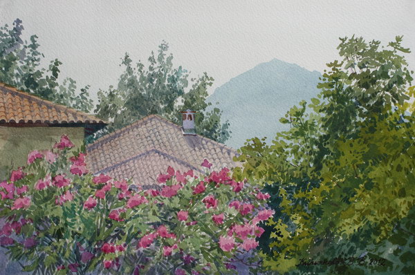 Victoria Kiryanova. Sarigerme. Blooming garden, 2012