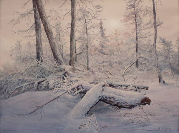 Victoria Kiryanova. Snowy morning, 2015