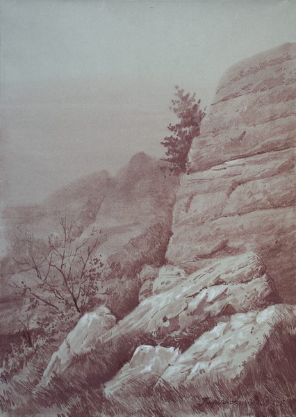 Victoria Kiryanova. Misty mountains, 2015