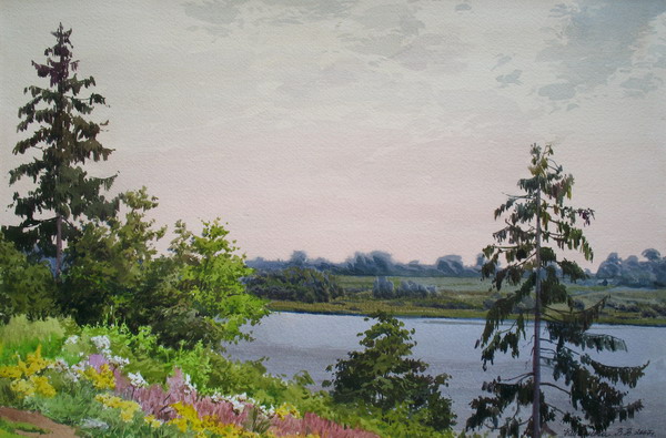 Victoria Kiryanova. Morning. Volga, 2007