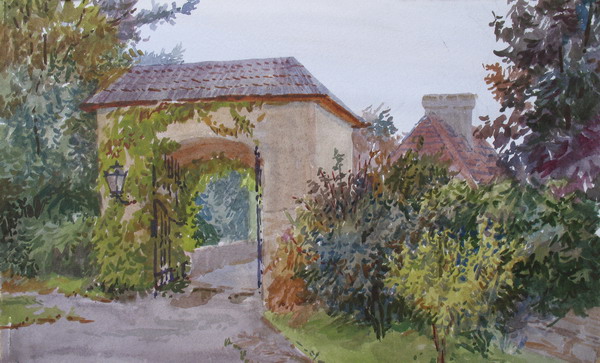 Victoria Kiryanova. Entrance gate into castle of Oberrann, 2005