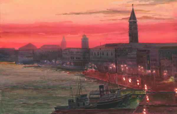 Victoria Kiryanova. Evening in Venice, 2004