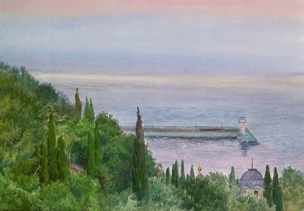 Victoria Kiryanova. Evening sea, 2005