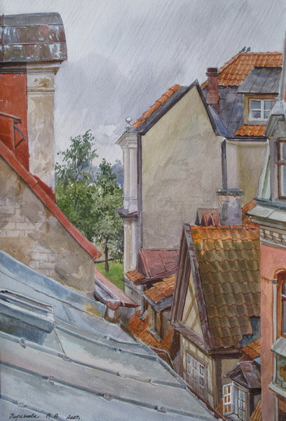 Victoria Kiryanova. Old Riga. Rain, 2009