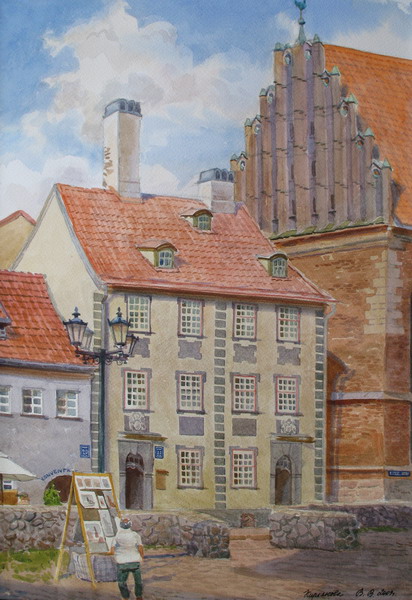 Victoria Kiryanova. Old Riga. Square of St.Peter, 2009
