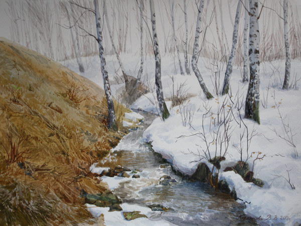 Victoria Kiryanova. Spring brook, 2013