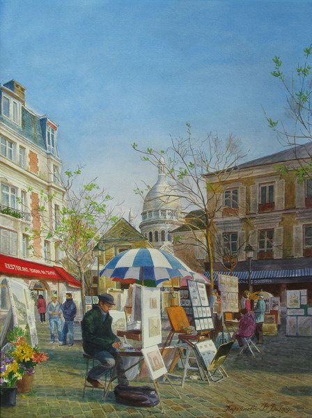 Victoria Kiryanova. Spring in Montmartr, 2009