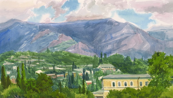 Victoria Kiryanova. View of Yalta, 2005