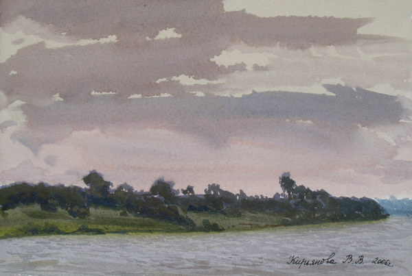 Victoria Kiryanova. Volga. At dawn, 2006