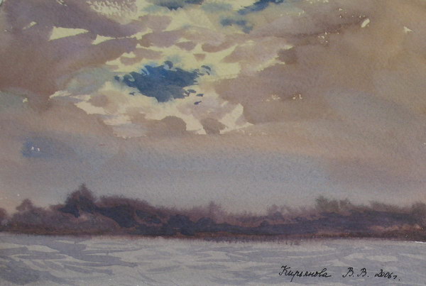 Victoria Kiryanova. Volga. Early morning, 2006