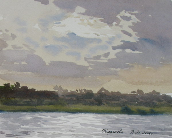 Victoria Kiryanova. Volga. Dawn broke, 2006