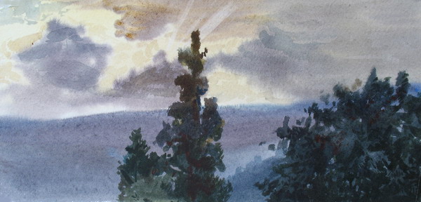 Victoria Kiryanova. Sunset in Crimea, 2005