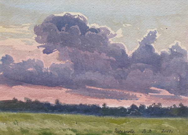Victoria Kiryanova. Sunset clouds, 2007