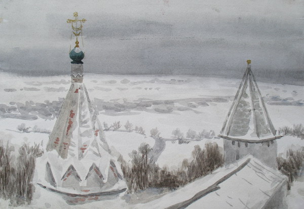 Victoria Kiryanova. Winter. Aleksandrova Sloboda, 2002